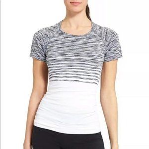 Athleta Finish Fast Spacedye Workout Tee/Top